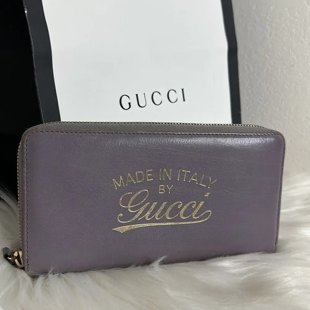💯Authentic Gucci Zipped Around Long Wallet🍀